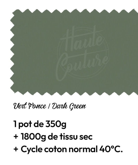 Teinture Textile Vert Foncé - La Quincaillerie Remoise