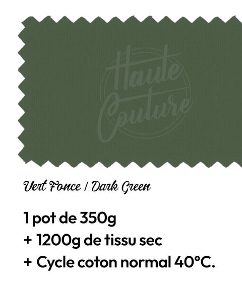 Teinture Textile Vert Foncé - La Quincaillerie Remoise