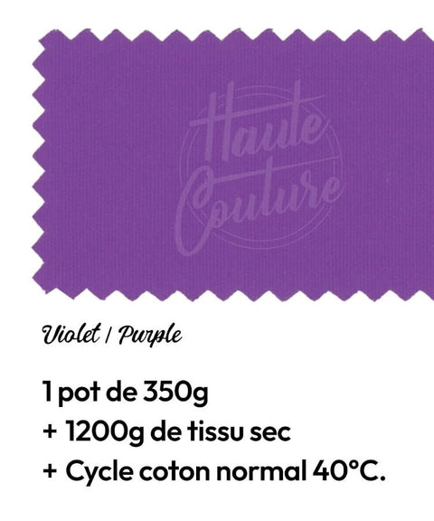 Teinture Textile Violet - La Quincaillerie Remoise