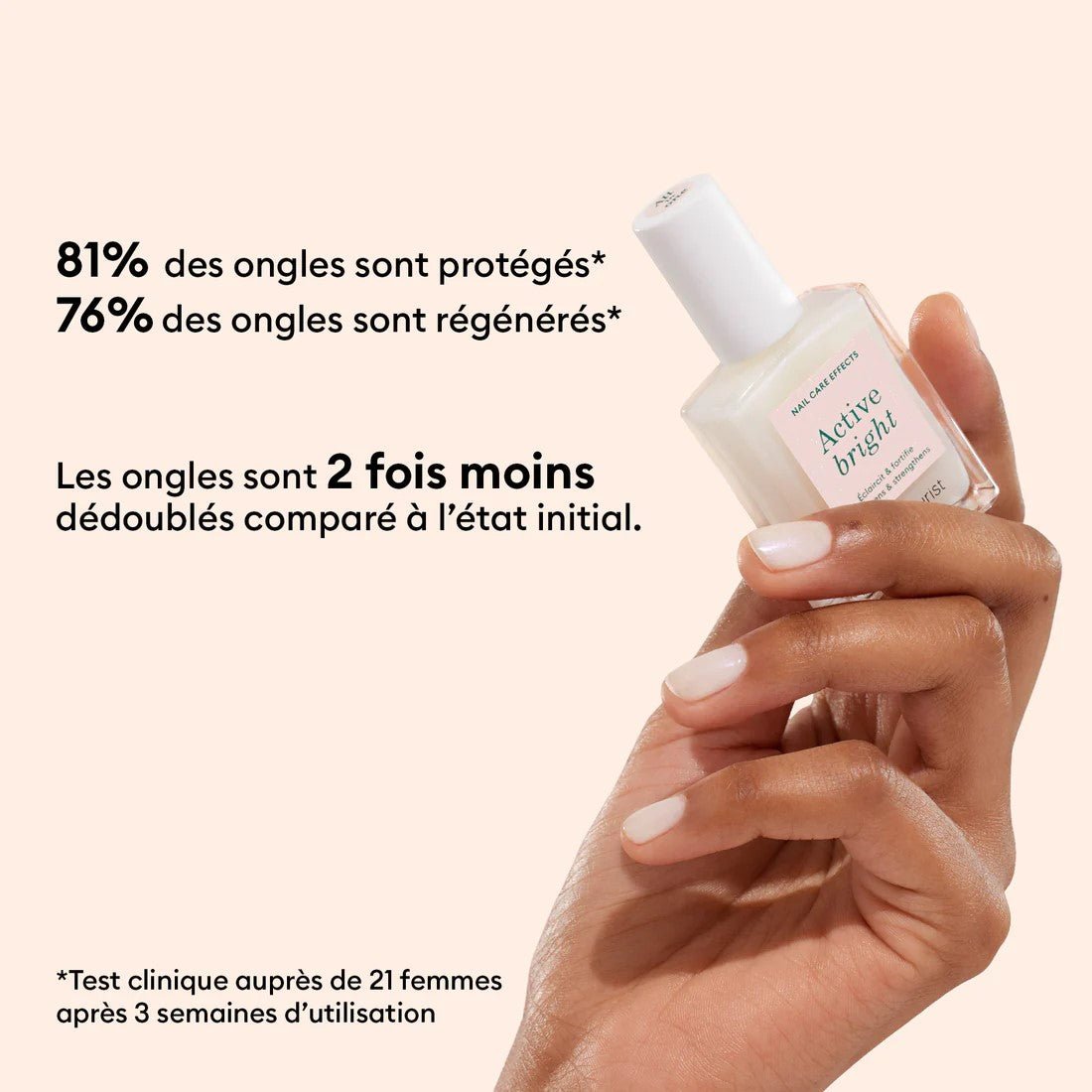 Vernis Soin Active Bright - La Quincaillerie Remoise