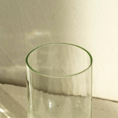 Verre A Pied Blanc Cannelle - La Quincaillerie Remoise