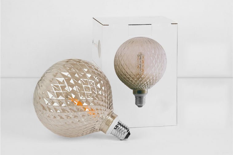 Ampoule LED à filament E27 dimmable - Crystal Fumé - 2700K - 4W - La Quincaillerie Remoise