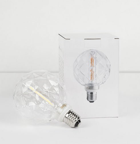 Ampoule LED à filament E27 dimmable - verre concave - 2700K - 4W - La Quincaillerie Remoise