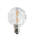 Ampoule LED à filament E27 dimmable - verre concave - 2700K - 4W - La Quincaillerie Remoise