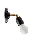 Applique ou plafonnier orientable en porcelaine - noir - La Quincaillerie Remoise