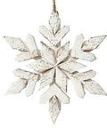 Flocon De Neige En Bois Blanc - La Quincaillerie Remoise