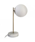 Lampe à poser Bilou en Marbre blanc - La Quincaillerie Remoise