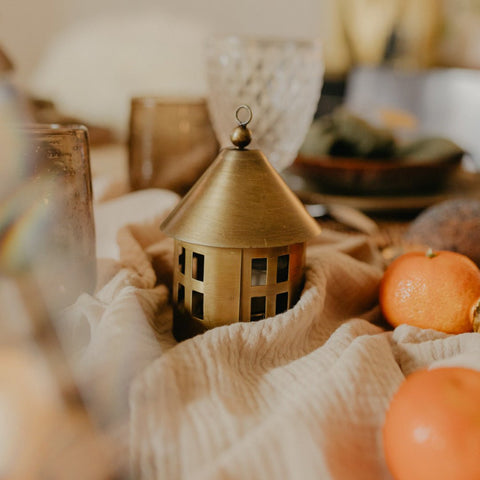 Maison Ronde Laiton Antique Taille S - La Quincaillerie Remoise