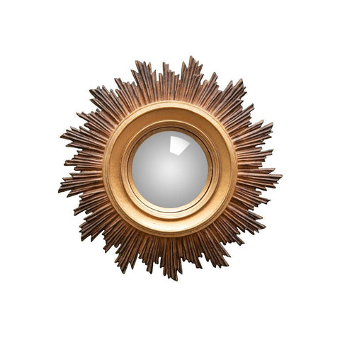 Miroir convexe soleil type ex voto - La Quincaillerie Remoise