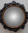 Miroir convexe style volutes noires - La Quincaillerie Remoise