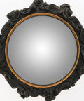 Miroir convexe style volutes noires - La Quincaillerie Remoise