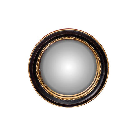 Miroir de sorcière, bord or - D19 - La Quincaillerie Remoise