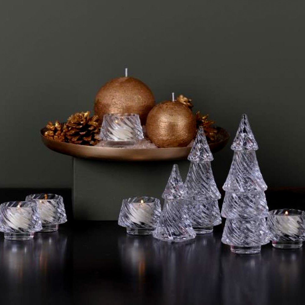 Porte Bougie Sapin De Noël En Verre - La Quincaillerie Remoise